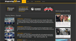 Desktop Screenshot of dragracing24.com